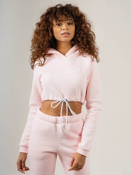 MagicBee Calligraphy Logo Track Top - Pink