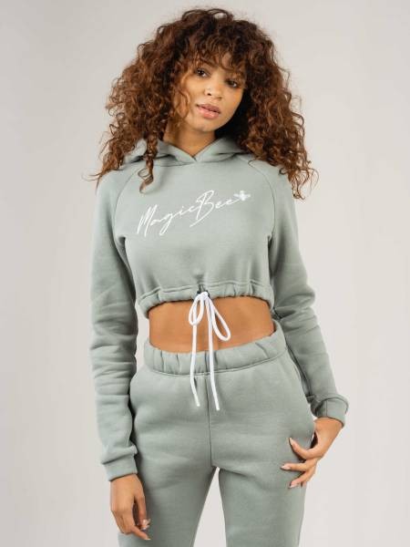 MagicBee Calligraphy Logo Track Top - Mint