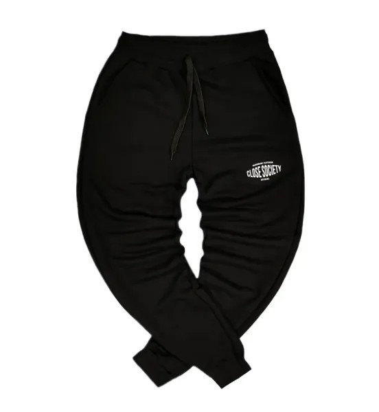 Close Society Wide Angle Logo Sweatpants - Black