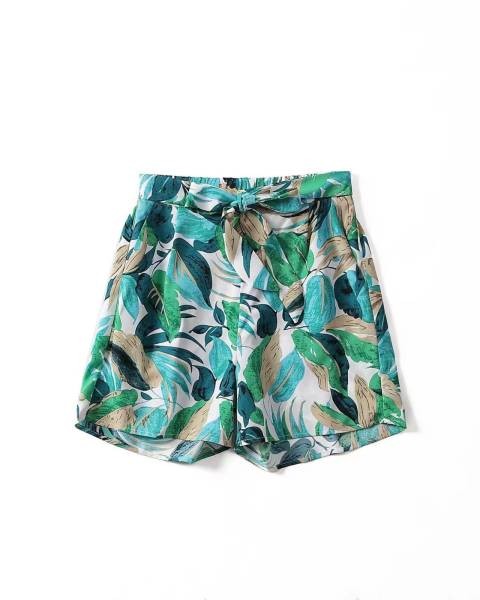 Printed Shorts - Green