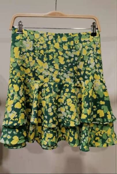 Printed Skirt - Green