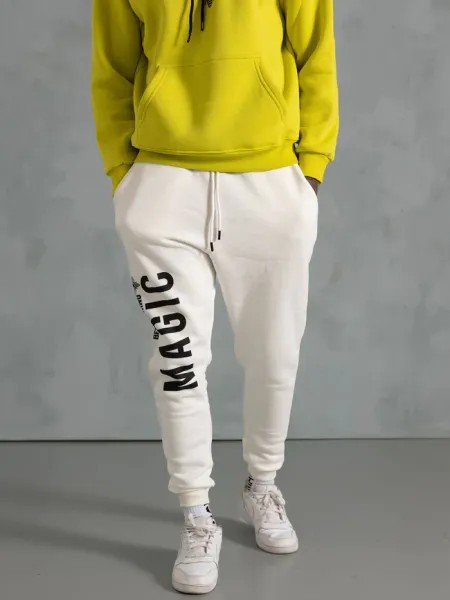 MagicBee Front Logo Pants - White