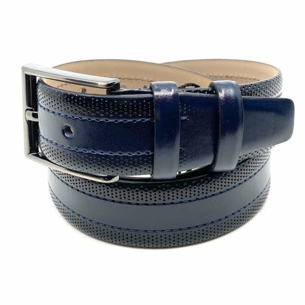 P.U. Leather Belt - Blue
