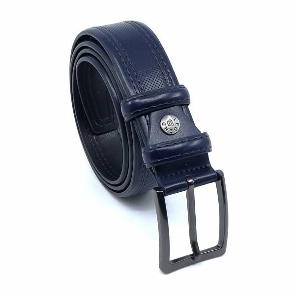 Real Leather Belt - Blue