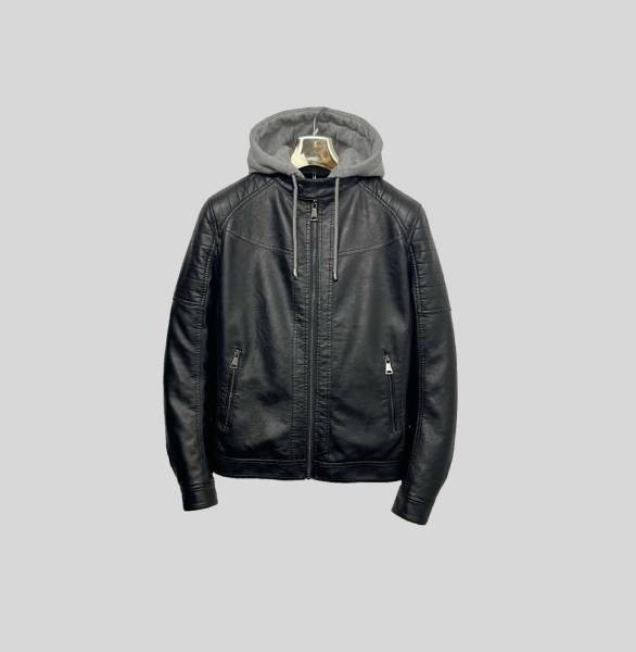 Eco-Friendly Leather Jacket - Black