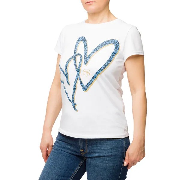 Swish Jeans Animal Hearts T-shirt - White