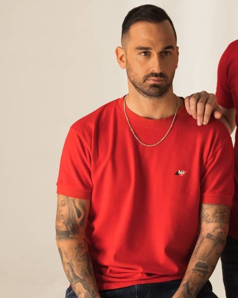 Martini Pique T-shirt - Red