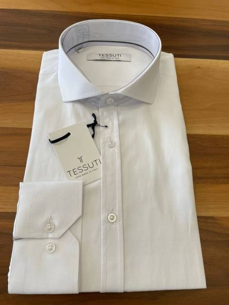 Solid Colour Shirt - White