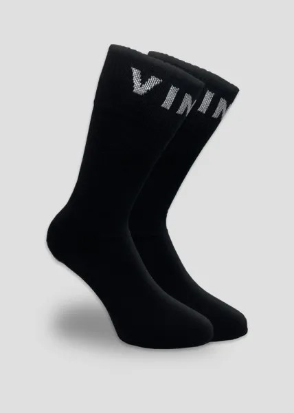 Vinyl Logo Socks - Black