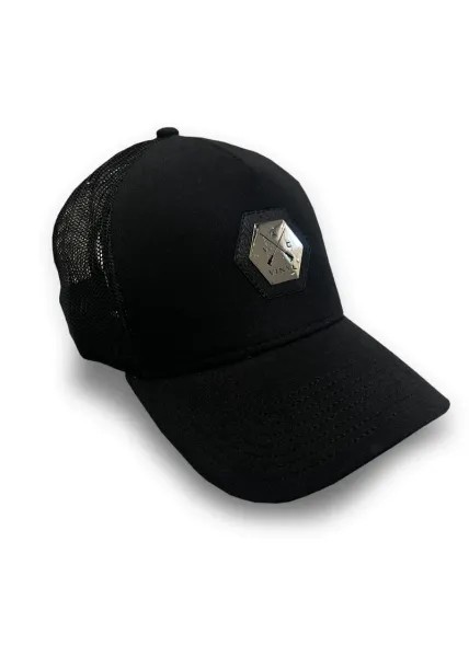 Vinyl Metallic Logo Cap - Black