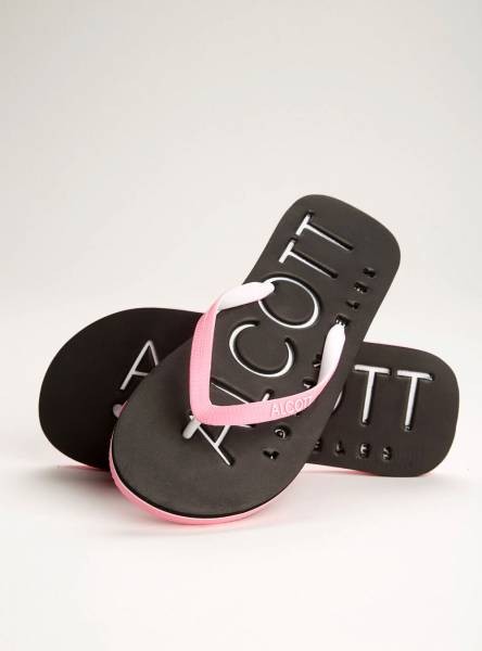 Alcott Flip flops with Logo -Black
