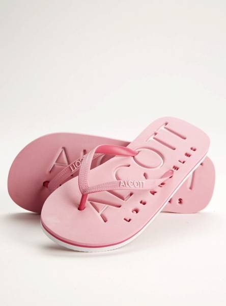 Alcott Flip flops with Logo - Pink