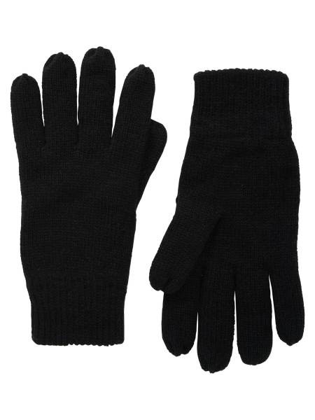 Petrol Solid-coloured Gloves Pekin - Black
