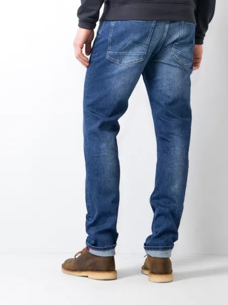 Petrol Russel Regular Tapered Fit Jeans - Blue