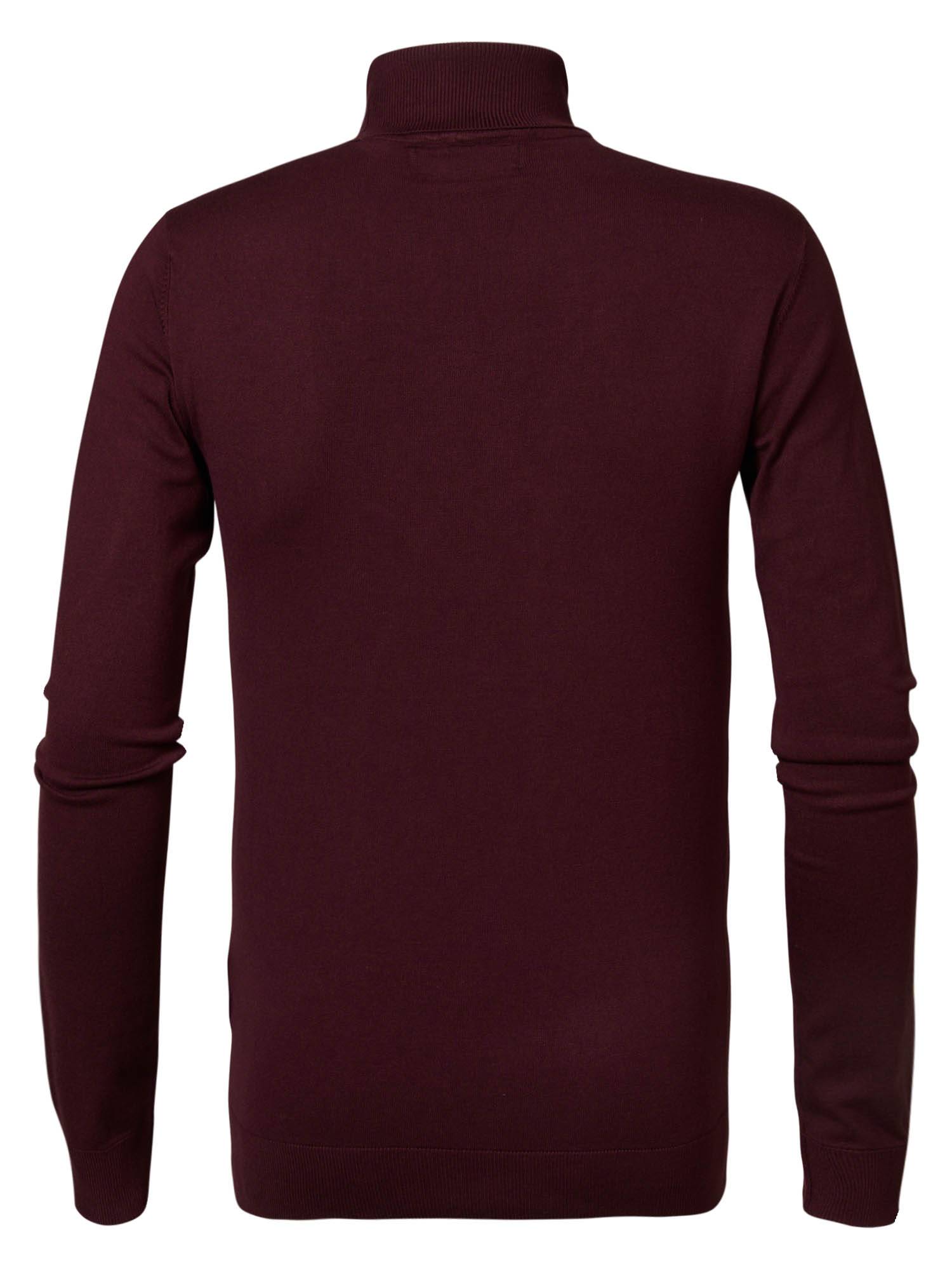 Petrol Turtleneck Wilmette - Bordeaux