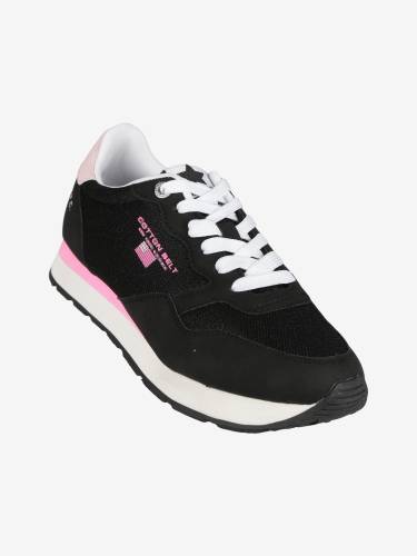 Cotton Belt Sneakers SUNNY NBK-MESH - Black