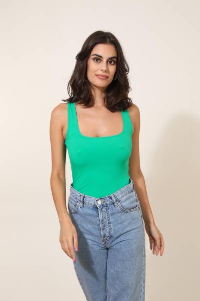 Racer Back Top - Green