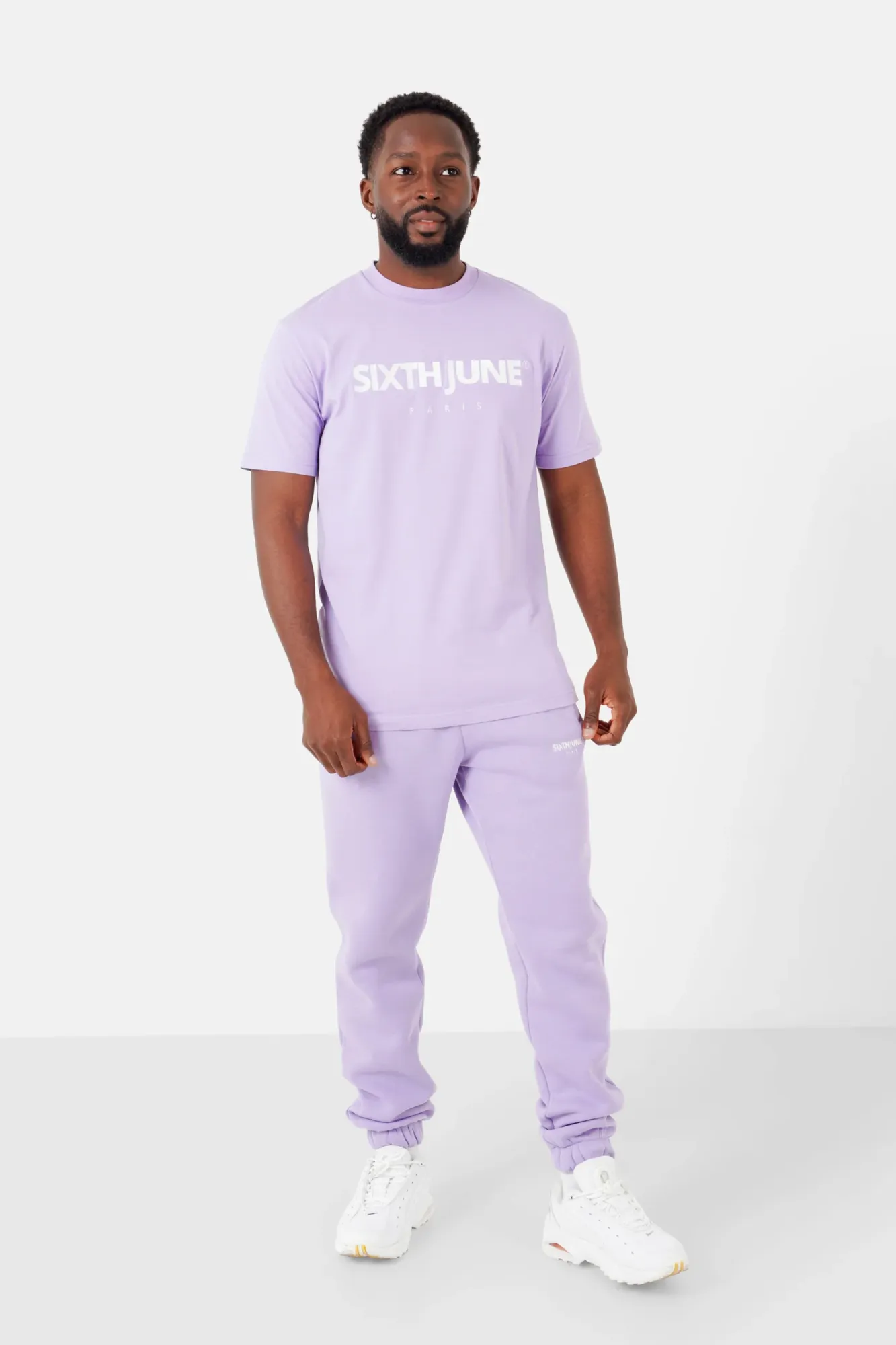Sixth June T-shirt Logo Paris Embroidery - Lilac