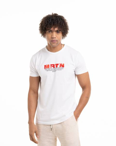 Martini Authentic Stamp T-shirt - White