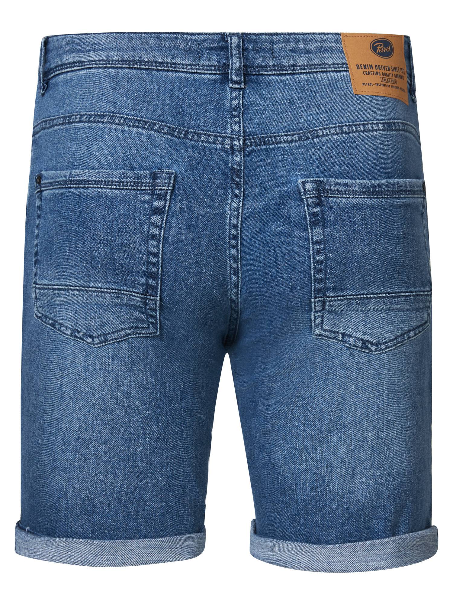 Petrol Bassano Denim Shorts - Blue