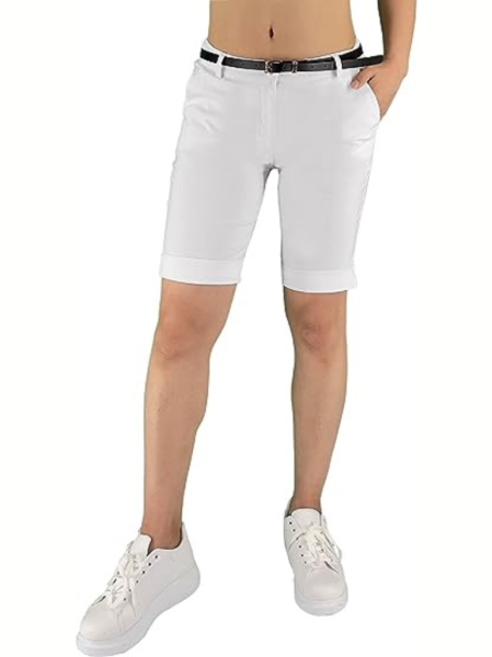 Bermuda Shorts - White