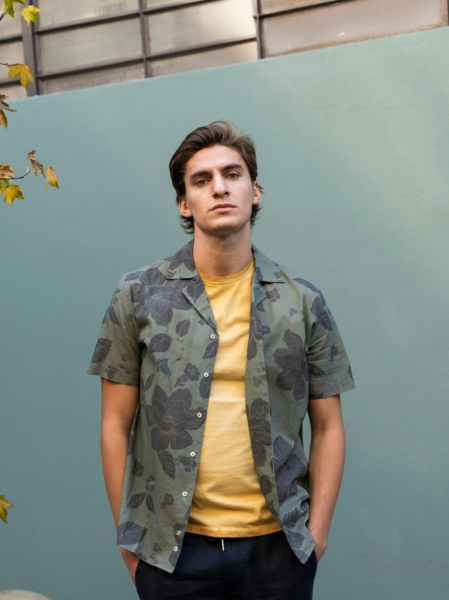 Printed Shirt - Khaki