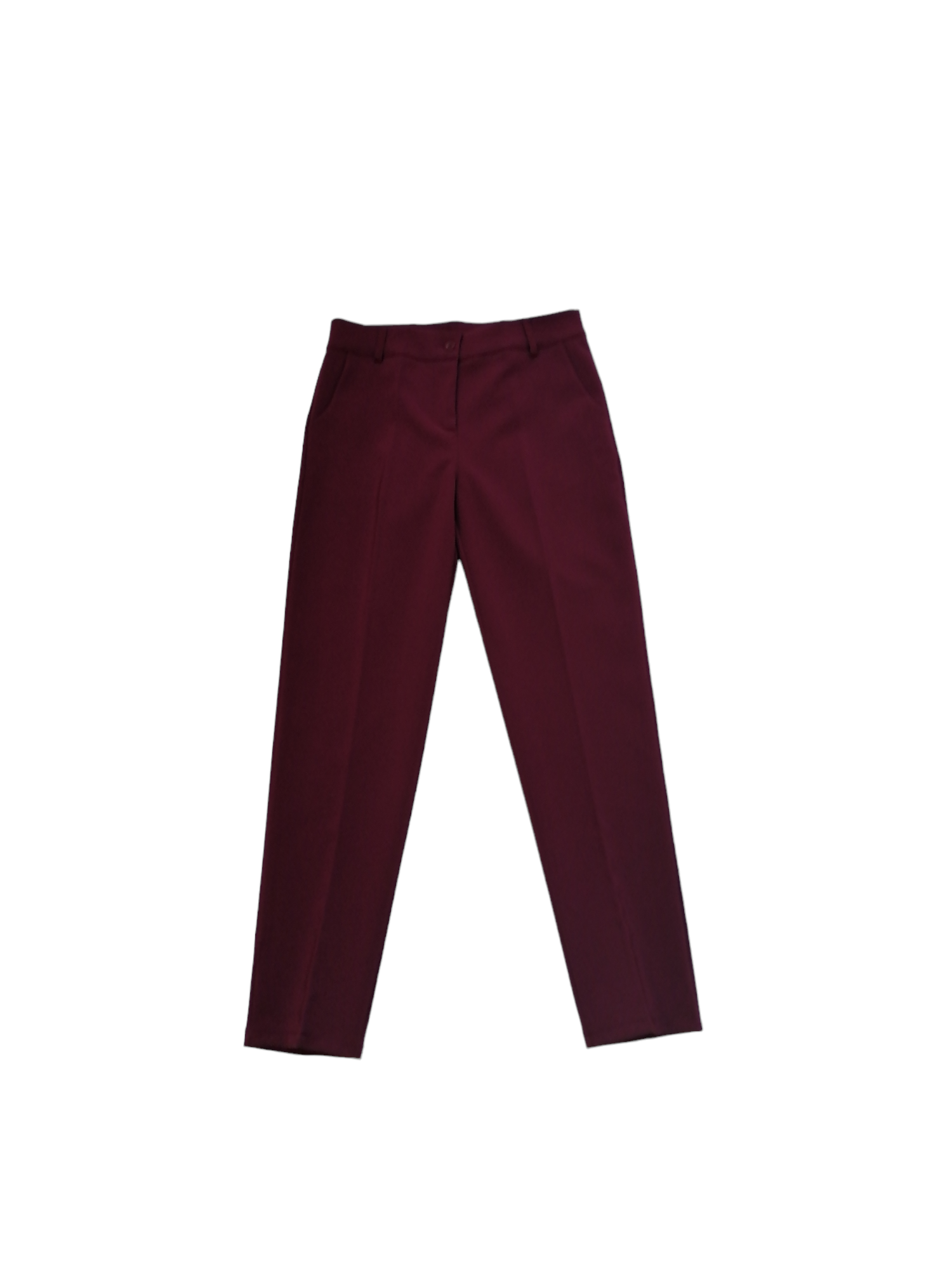 Elegant Suit Trousers - Bordeaux