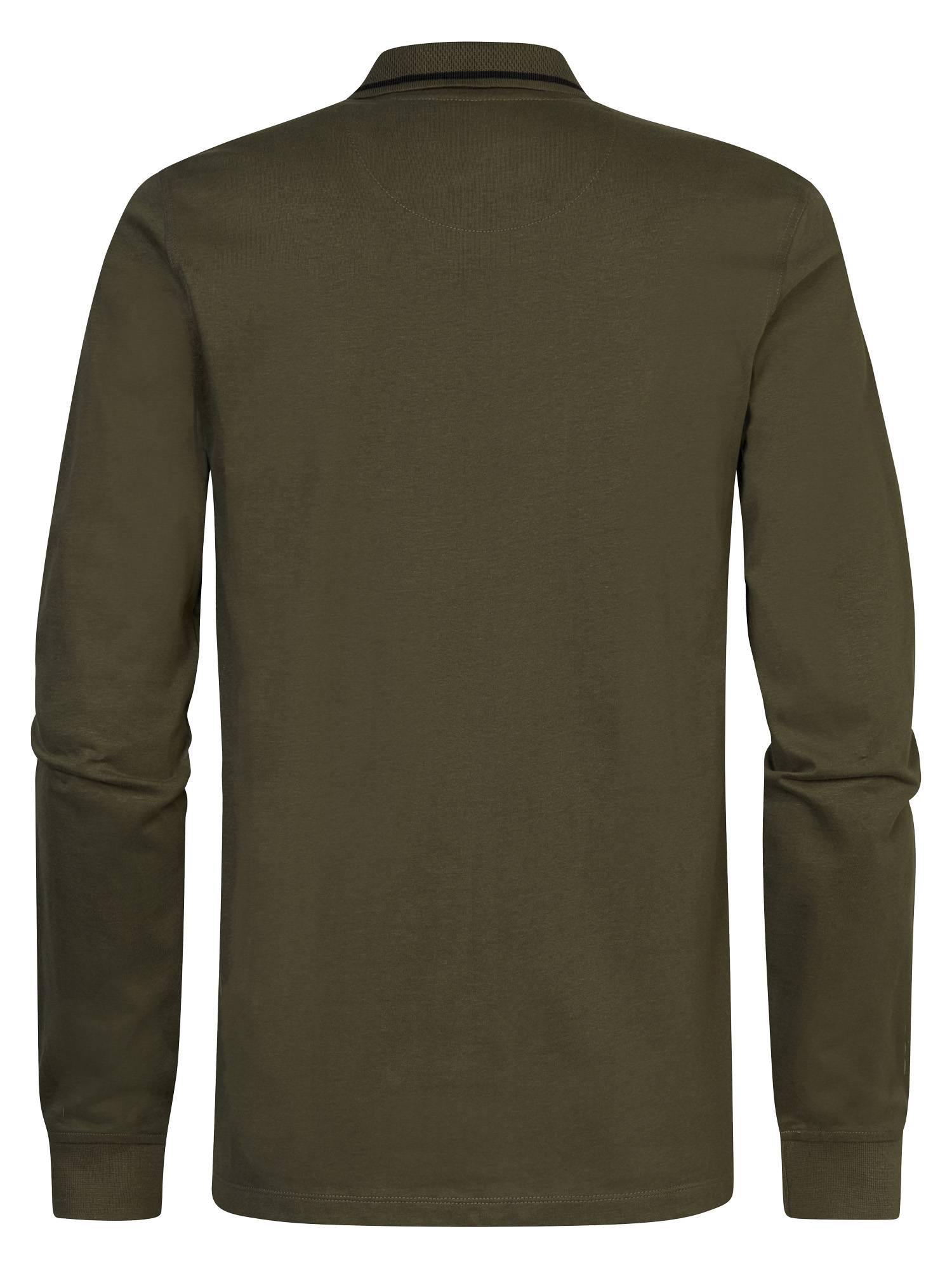 Petrol Polo Long Sleeve - Khaki