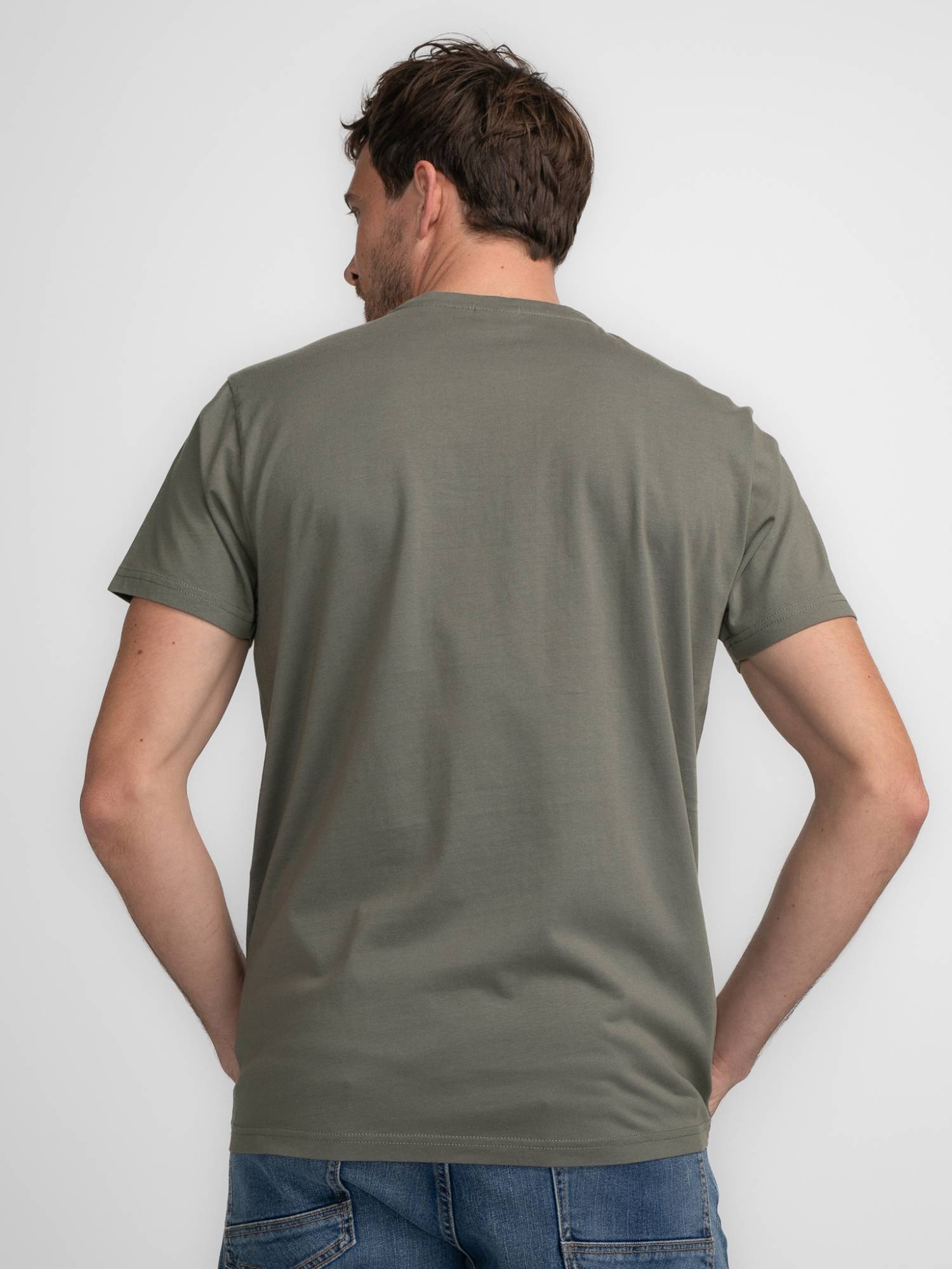 Petrol Logo T-shirt Nushagak - Khaki