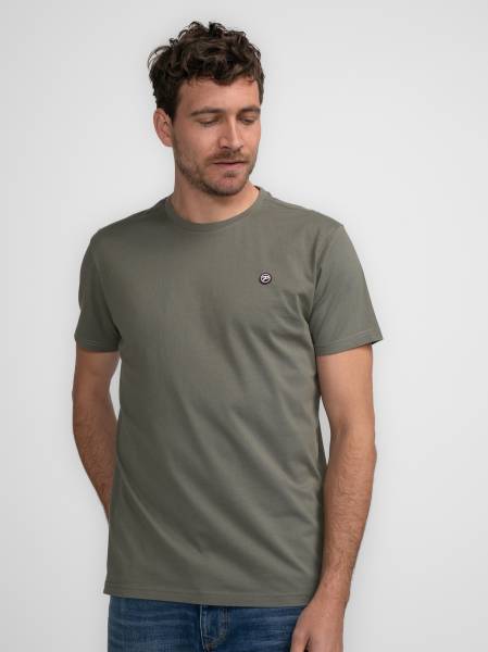 Petrol Logo T-shirt Nushagak - Khaki