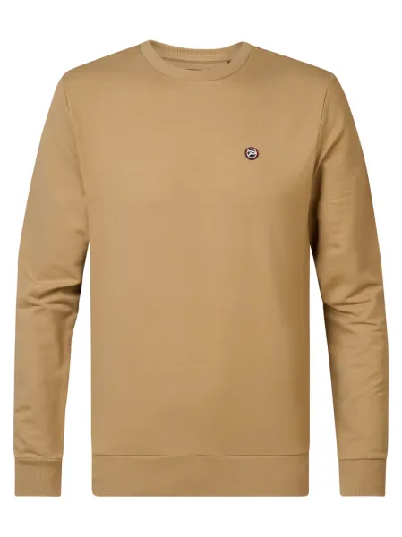 Petrol Plain Sweater Unalakleet - Beige