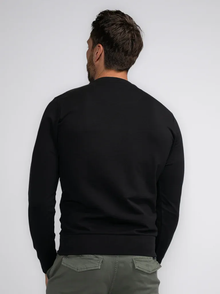 Petrol Plain Sweater Unalakleet - Black