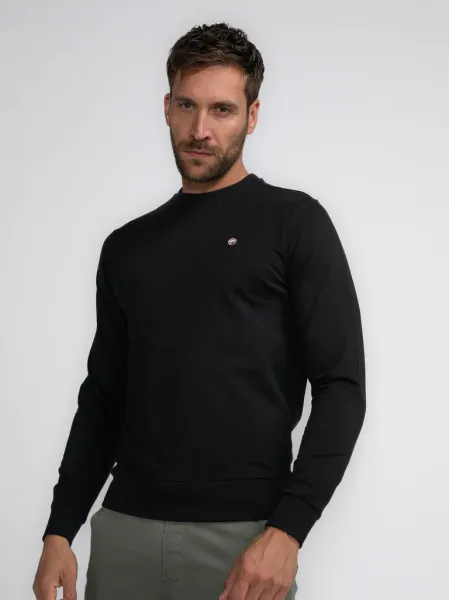 Petrol Plain Sweater Unalakleet - Black