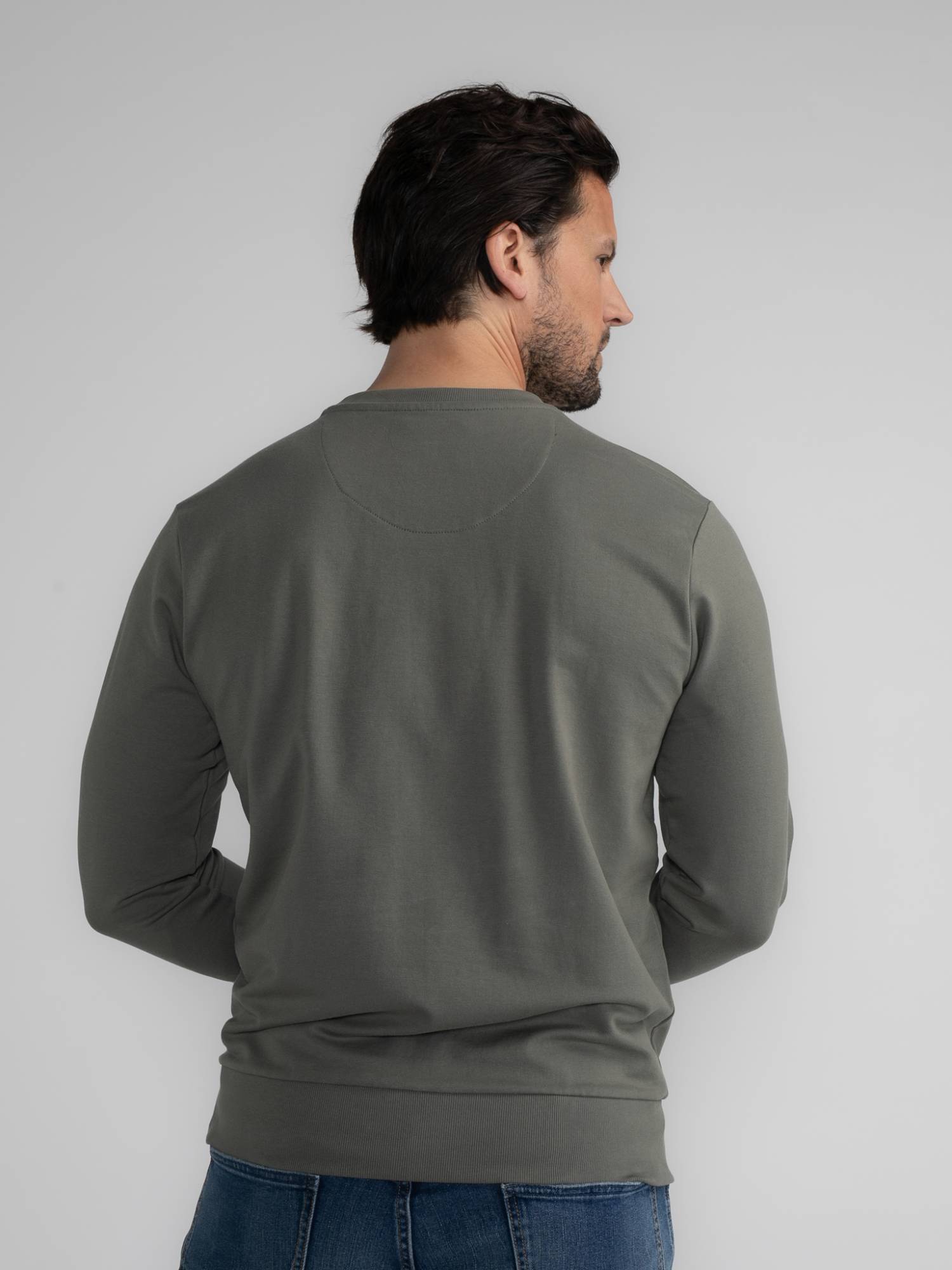 Petrol Plain Sweater Unalakleet - Khaki