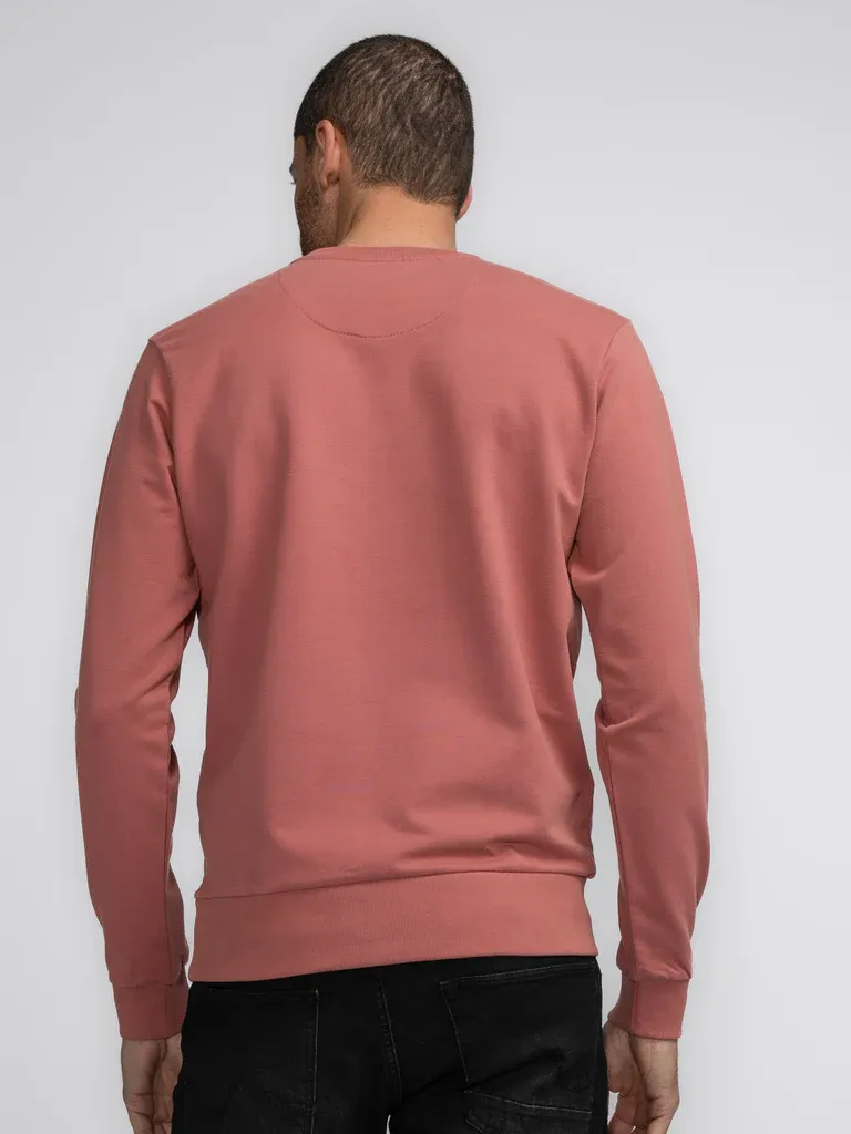 Petrol Plain Sweater Unalakleet - Pink