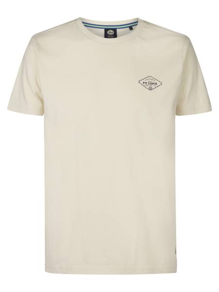 Petrol T-Shirt Classic Print - Beige
