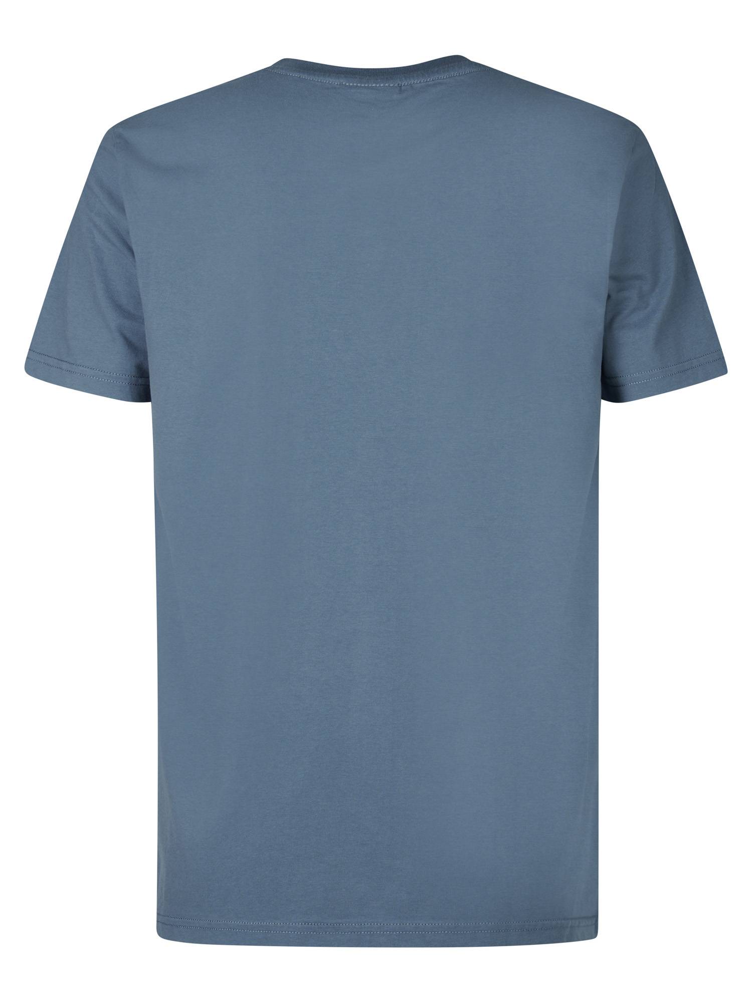Petrol T-Shirt Classic Print - Sky Blue