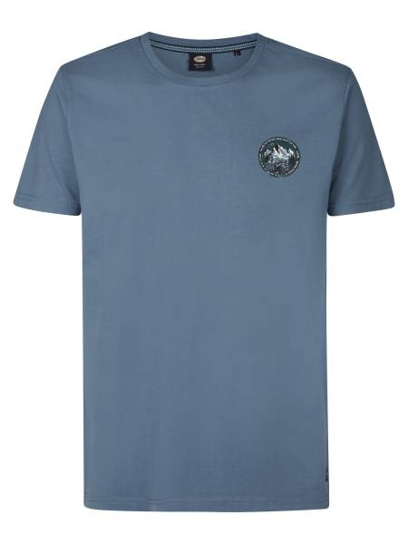 Petrol T-Shirt Classic Print - Sky Blue
