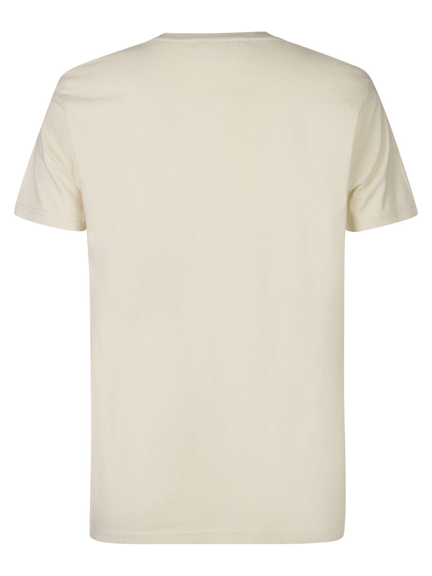Petrol T-Shirt Classic Print - Beige