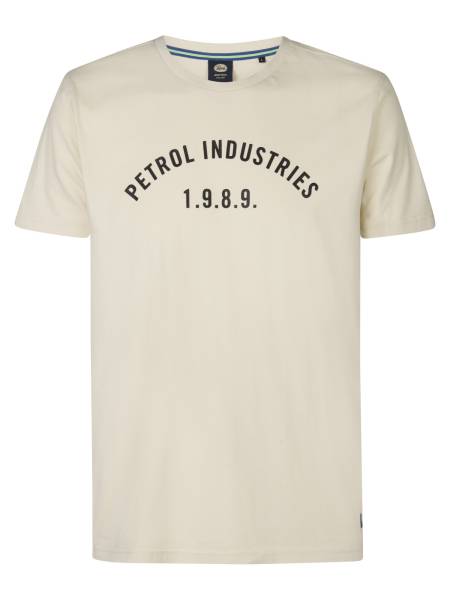 Petrol T-Shirt Classic Print - Beige