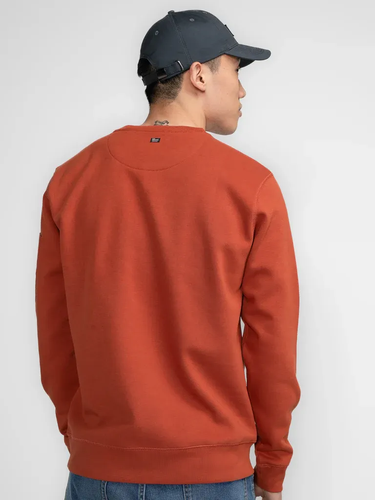 Petrol Artwork Sweater Ruth - Brick
