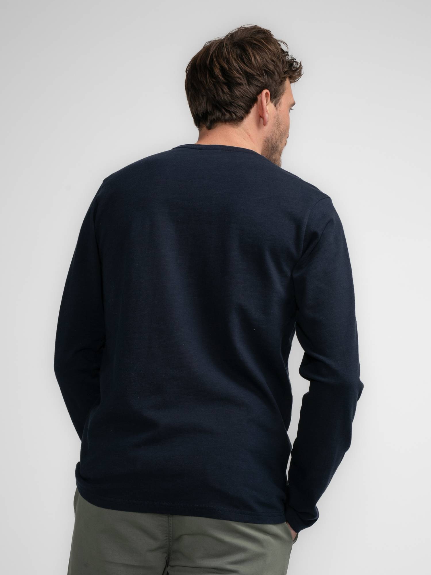 Petrol Long-sleeved T-shirt Mulchatna - Blue