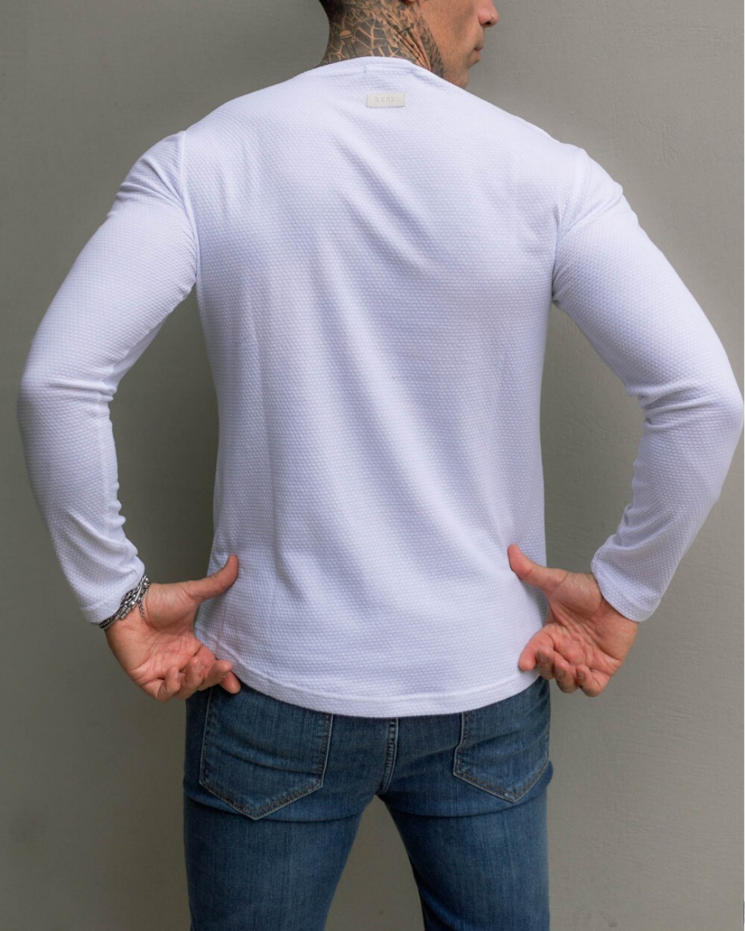 Rebel Long Sleeve T-shirt - White