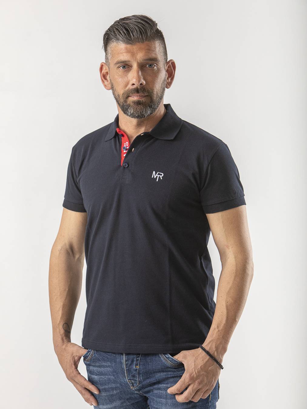 Martini Jeans Polo T-shirt - Blue