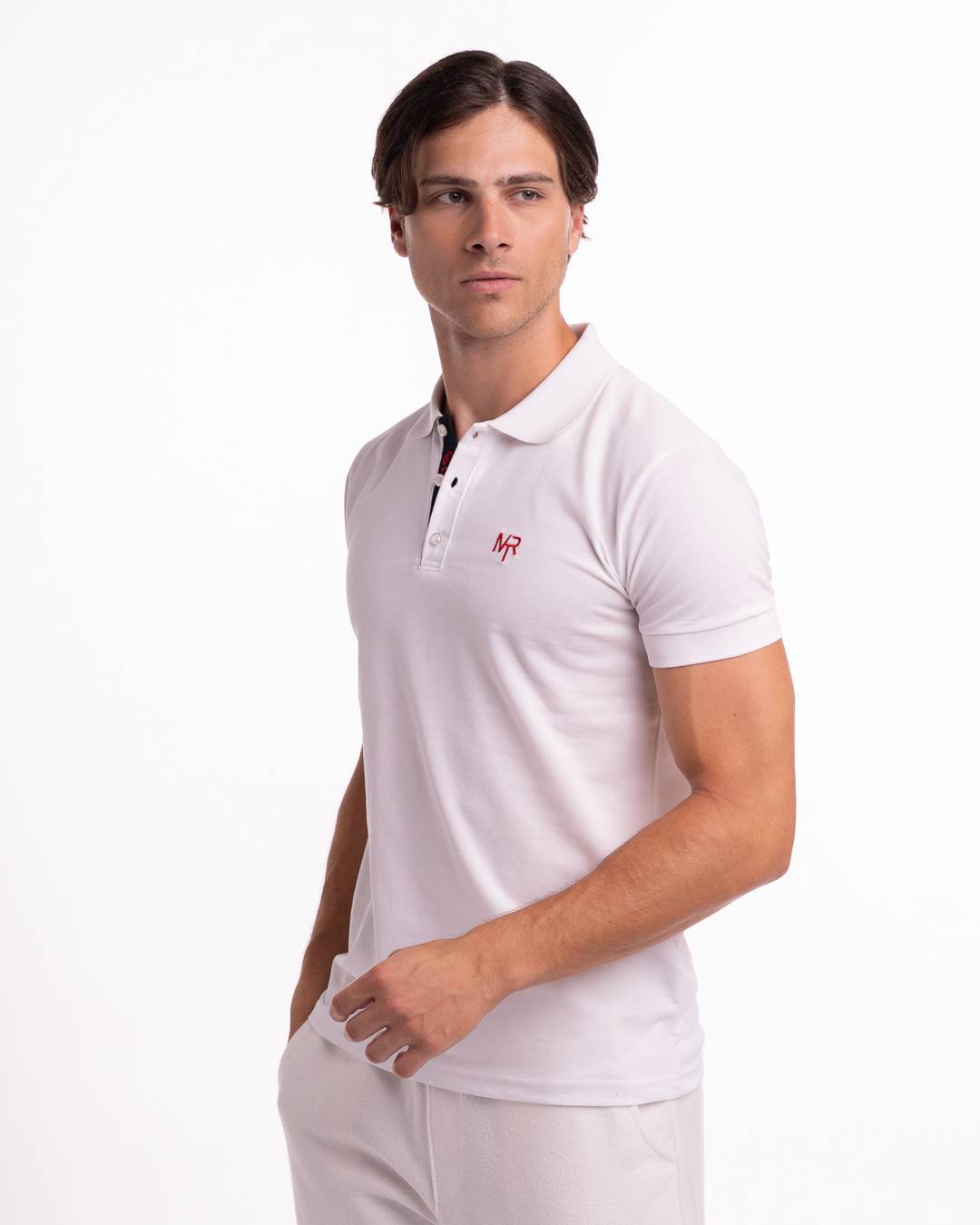 Martini Jeans Polo T-shirt - White