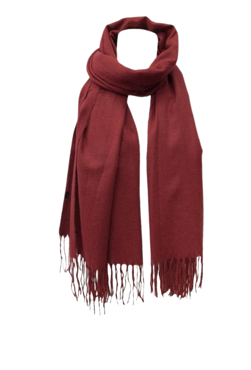 Plain Scarf - Bordeaux