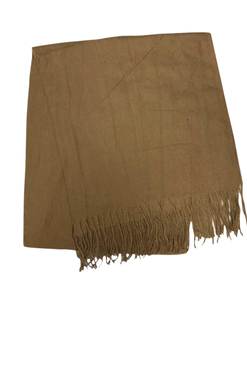Plain Scarf - Camel