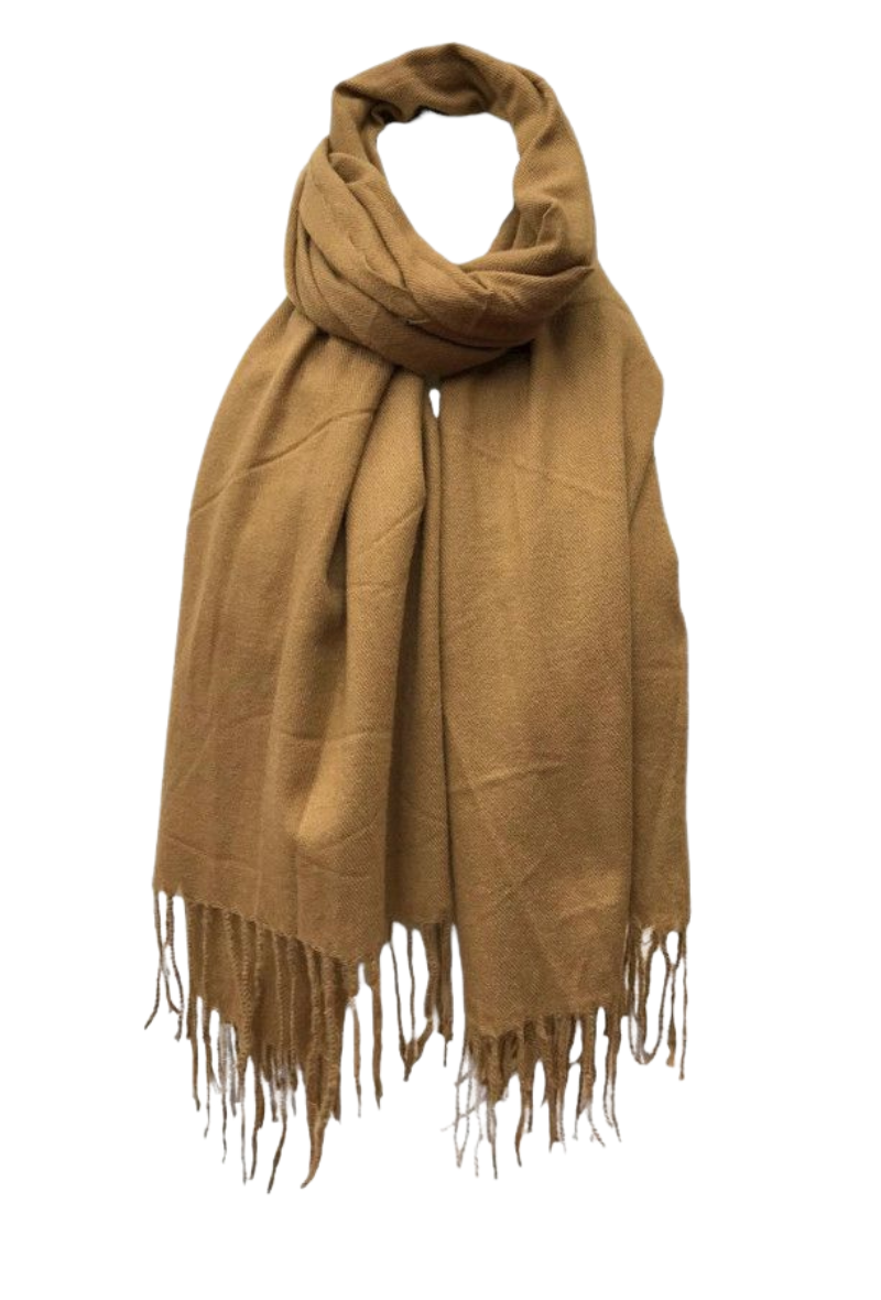 Plain Scarf - Camel