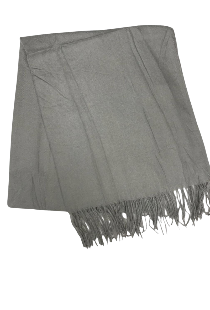 Plain Scarf - Grey