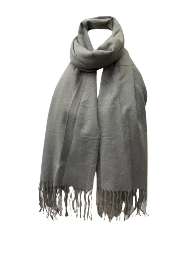 Plain Scarf - Grey